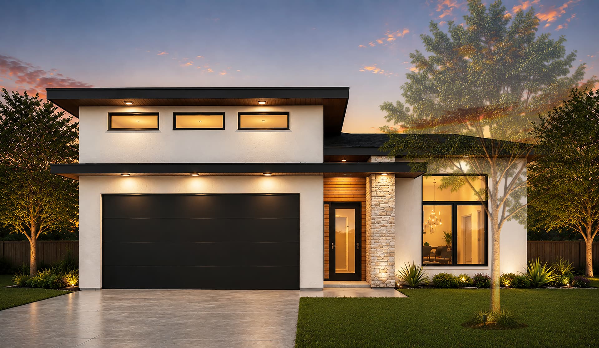 The Ashcroft — Stucco elevation